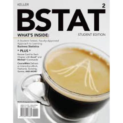 BSTAT2 2nd Edition By Gerald Keller – Test Bank