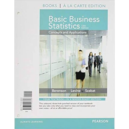 Basic Business Statistics 13th Edition By Mark – Test Bank