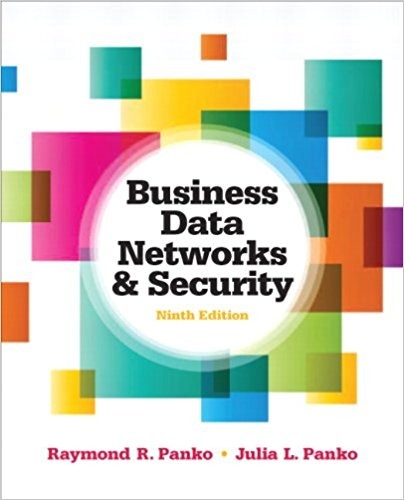 Business Data Networks And Security 9th Edition By Raymond R. Pank – Test Bank