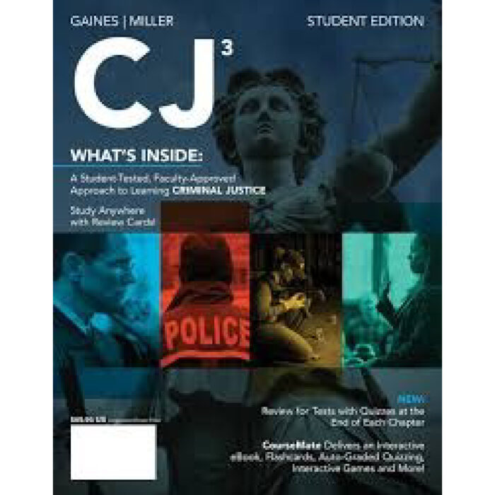 CJ 3rd Edition By Larry K. Gaines – Test Bank