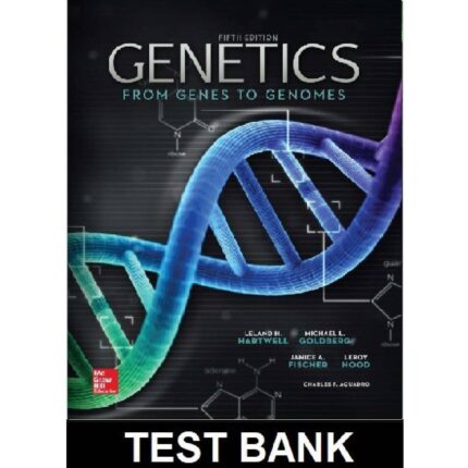 Genetics From Genes To Genomes 5th Edition By Hartwell – Test Bank