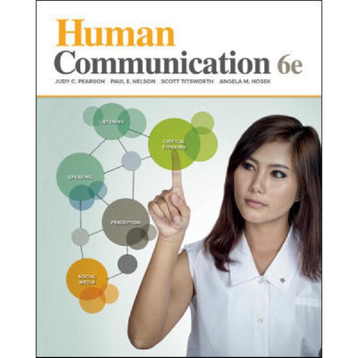 Human Communication 6th Edition By Judy Pearson – Test Bank
