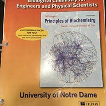 Lehninger Principles Of Biochemistry 6th Edition By David L. Nelson – Test Bank 1