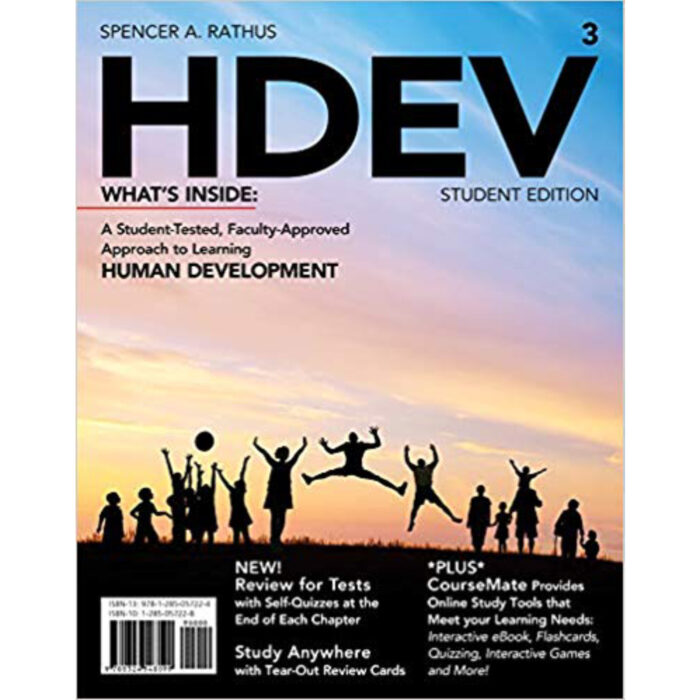 HDEV 3rd Edition By Spencer A. Rathus – Test Bank