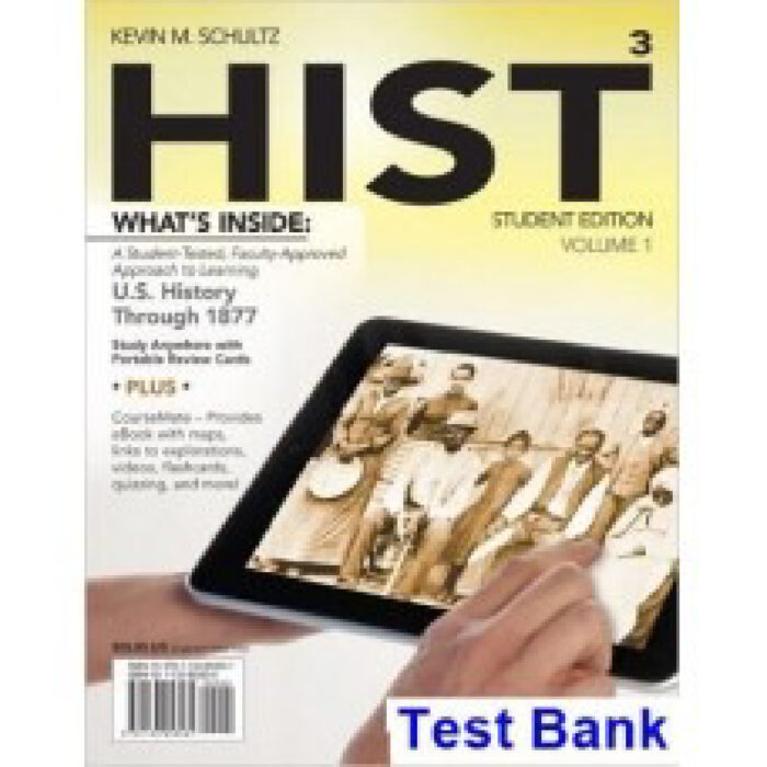 HIST 3rd Edition By Schultz – Test Bank