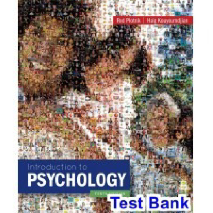 Introduction To Psychology 10th Edition By Plotnik – Test Bank