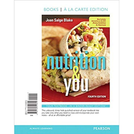 Nutrition And You 4th Edition By Blake – Test Bank