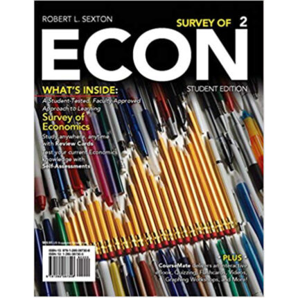 Survey Of ECON 2nd Edition By Robert L. Sexton – Test Bank 1