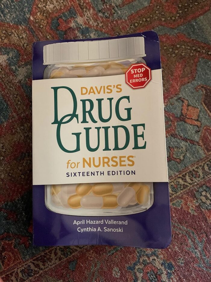 Davis's Drug Guide For Nurses 16th Edition By Hazard Test Bank